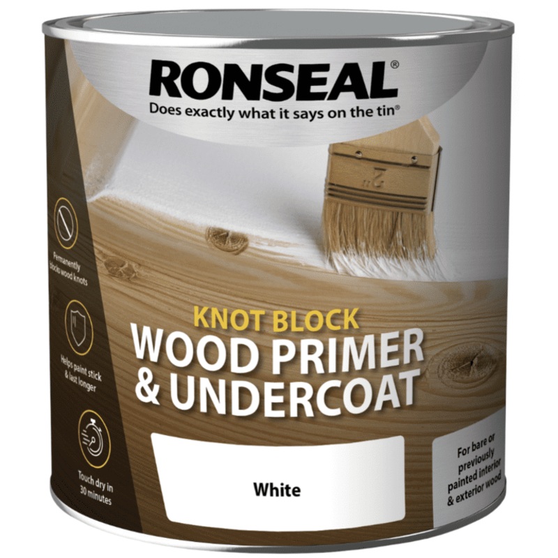 Ronseal Knot Block Primer & Undercoat 2.5L – White