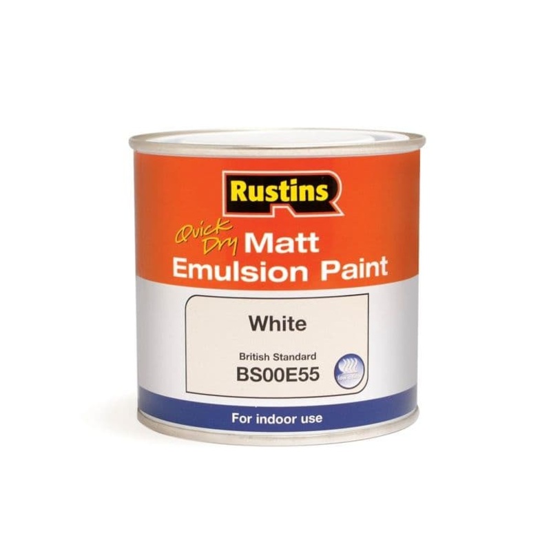 Rustins Matt Emulsion 250ml – White