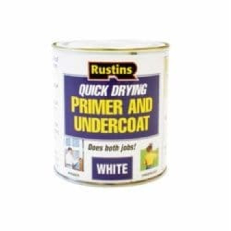 Rustins Quick Dry Primer & Undercoat 250ml – White