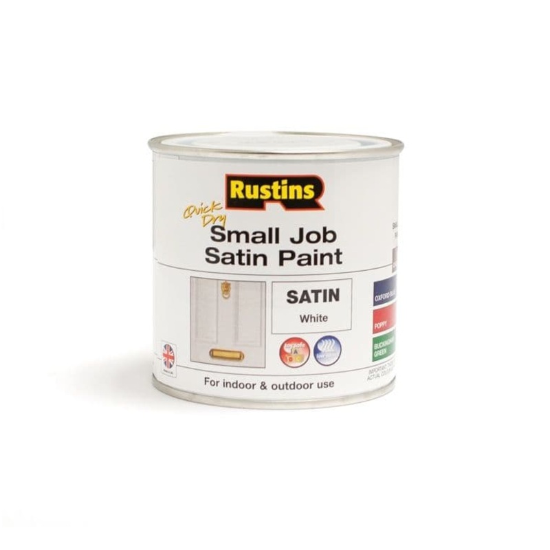 Rustins Quick Dry Small Job Satin 250ml – White