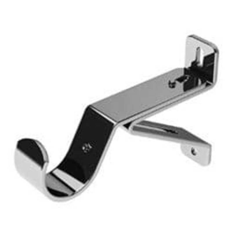 Swish End Bracket 28mm – Chrome
