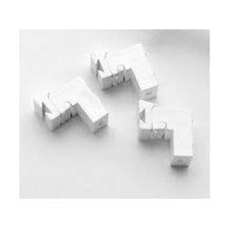 Universal Curtain Track Brackets – White, Pack 5