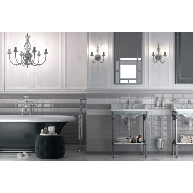 Golden Tile Bevel Metro Wall Tile 20 x 10cm – Grey 0.88m2