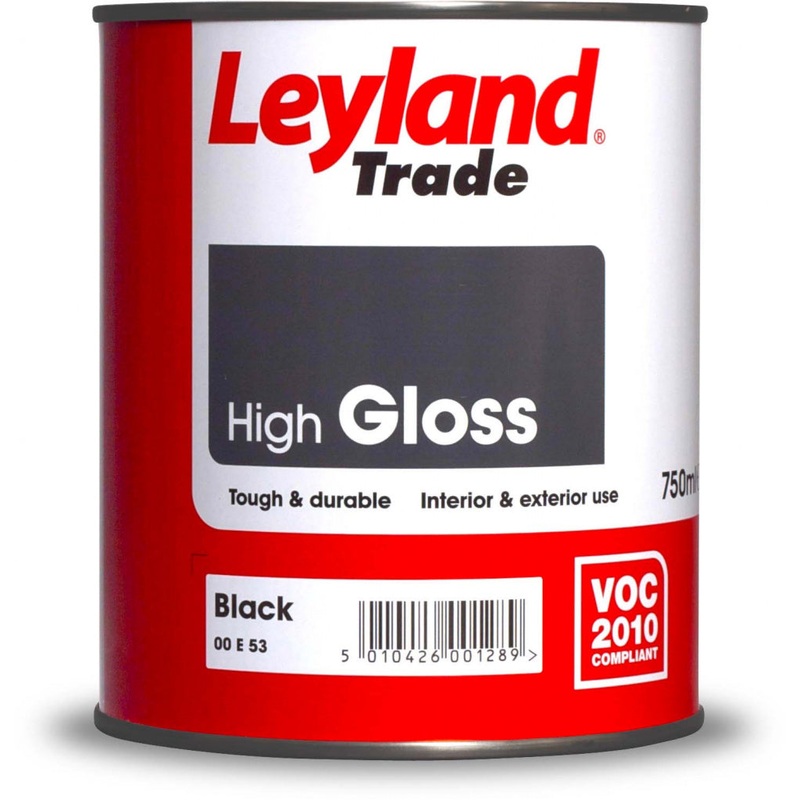 Leyland Trade Gloss – 2.5L Black