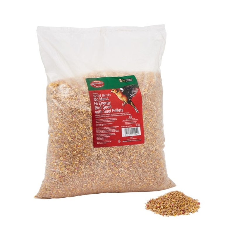 Ambassador Hi Energy No Mess with Suet Pellets – 12.6kg