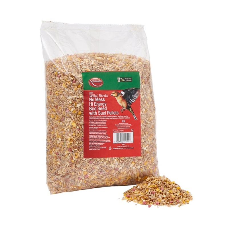 Ambassador Hi Energy No Mess with Suet Pellets – 2kg