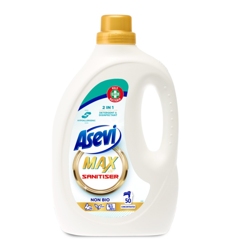 Asevi Max Sanitser Detergent – 50 Wash