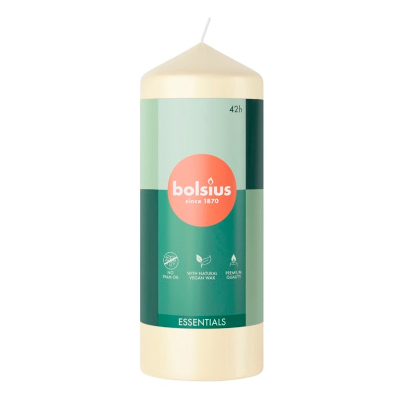 Bolsius Pillar Candle Soft Pearl – 150mm x 58mm