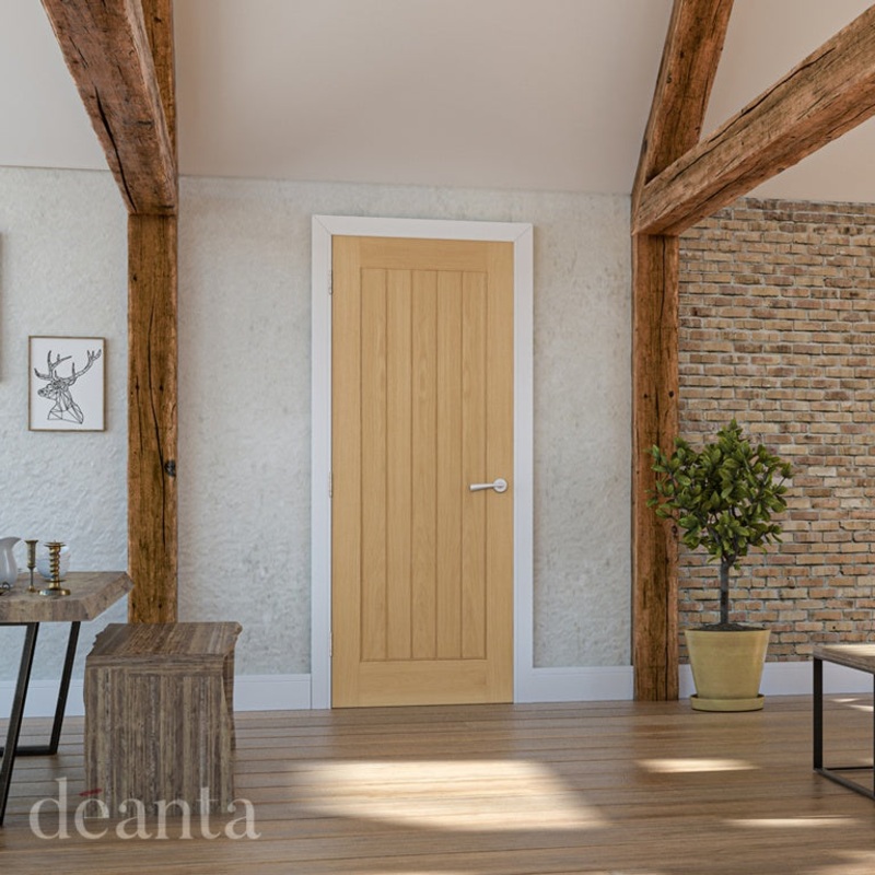 Deanta Ely Prefinished Oak Door – 1981 x 686mm