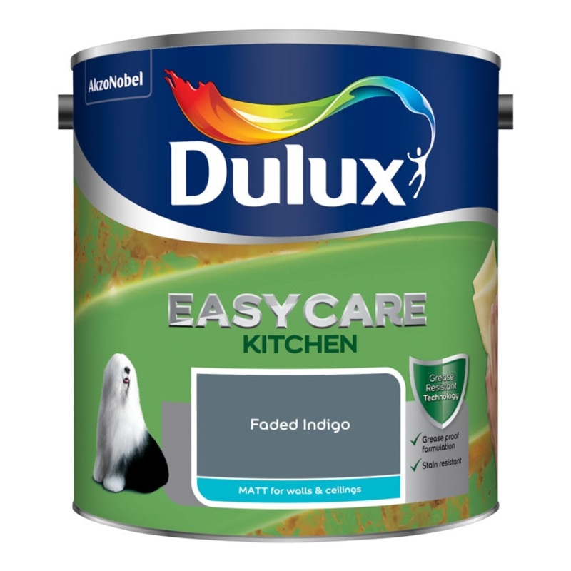 Dulux Easycare Kitchen Matt 2.5L – Fade Indigo