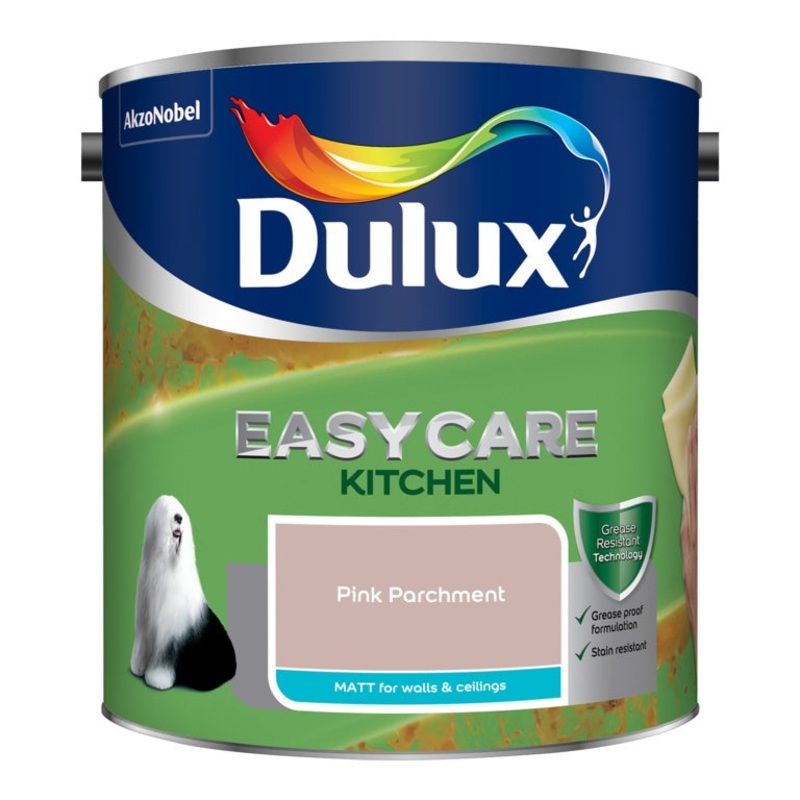 Dulux Easycare Kitchen Matt 2.5L – Pink Parchment