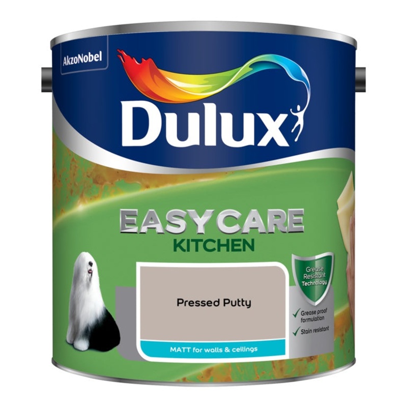 Dulux Easycare Kitchen Matt 2.5L – Pressed Putty