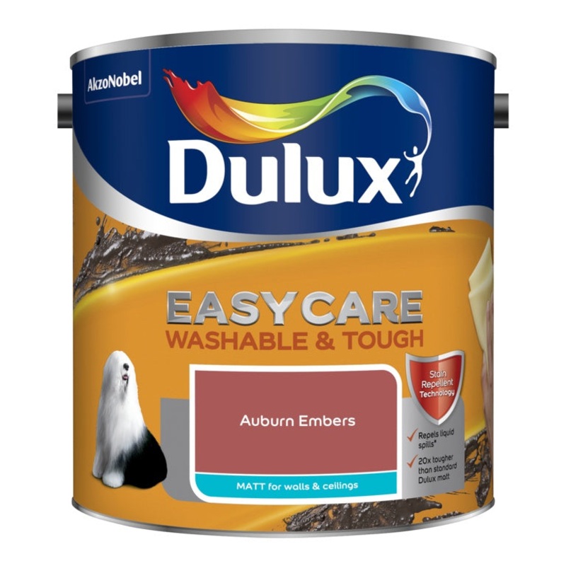 Dulux Easycare Washable & Tough Matt 2.5L – Auburn Embers