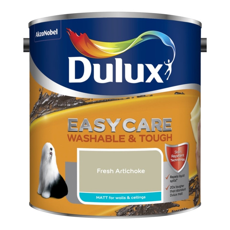 Dulux Easycare Washable & Tough Matt 2.5L – Fresh Artichoke