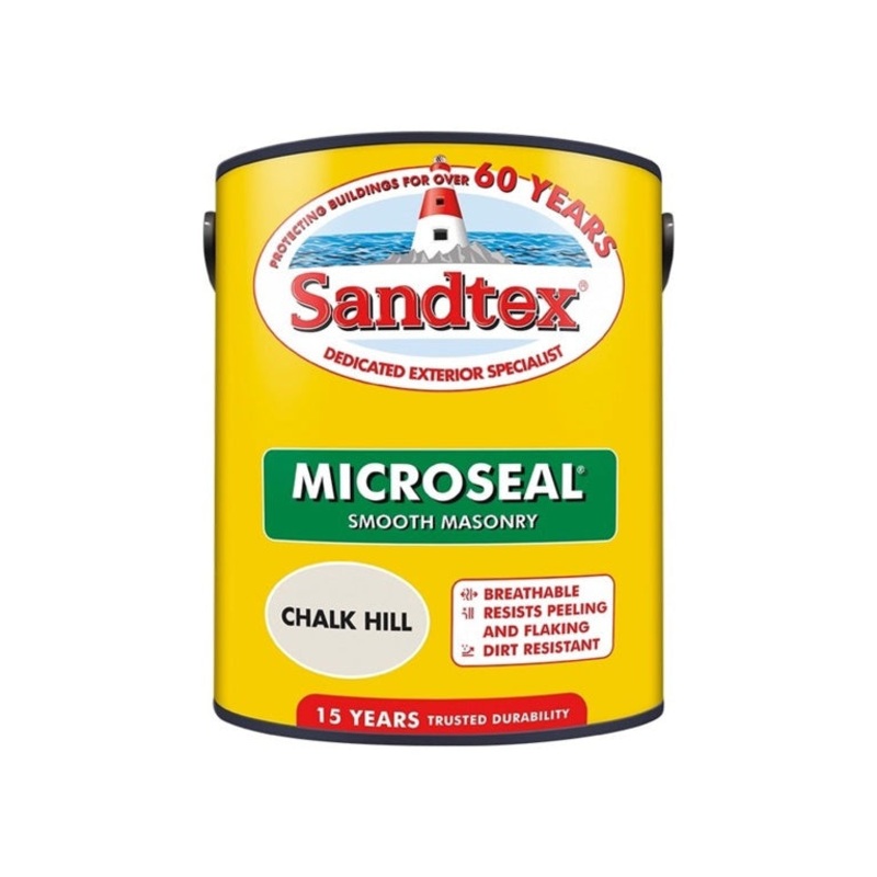 Sandtex Smooth Masonry Paint 5L – Chalk Hill