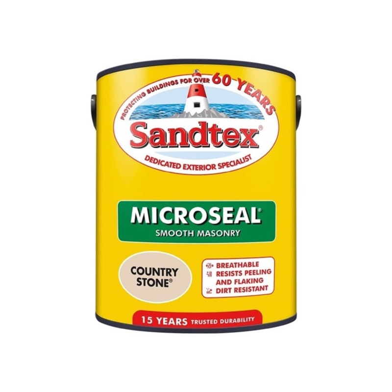 Sandtex Smooth Masonry Paint 5L – Country Stone