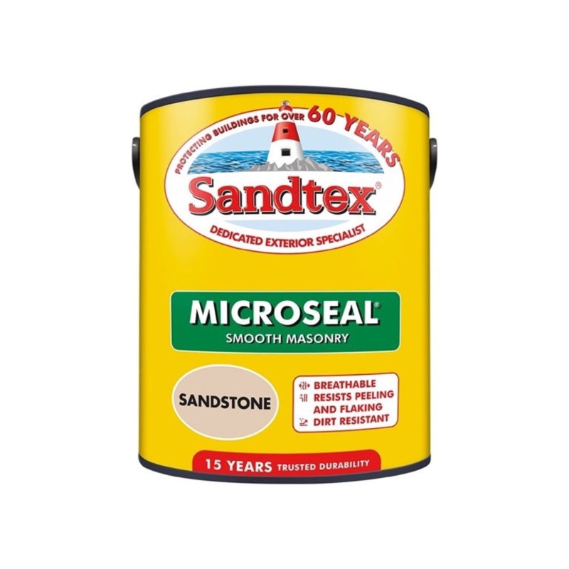 Sandtex Smooth Masonry Paint 5L – Sandstone