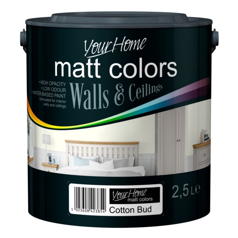 Your Home Matt Emulsion 2.5L – Cotton Bud