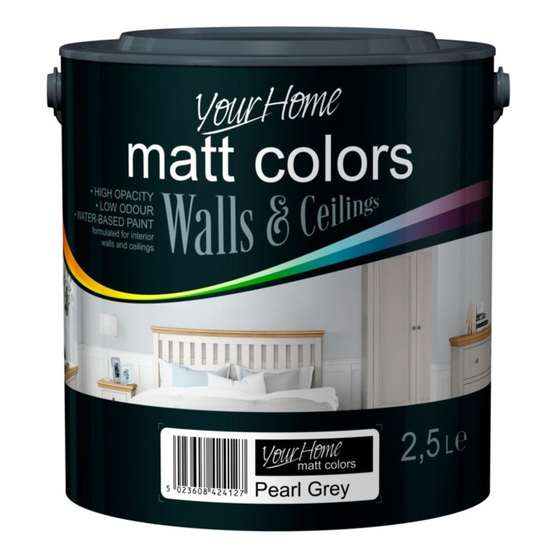 Your Home Matt Emulsion 2.5L – Pearl Grey