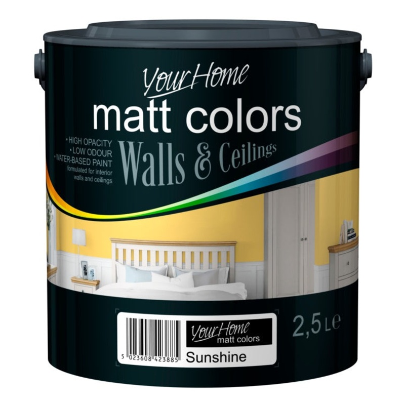 Your Home Matt Emulsion 2.5L – Sunshine