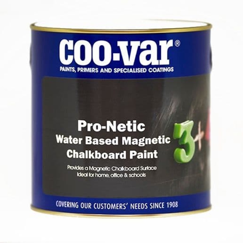 Coo-Var ProNetic Water Based Magnetic Chalk Board Paint – 500ml