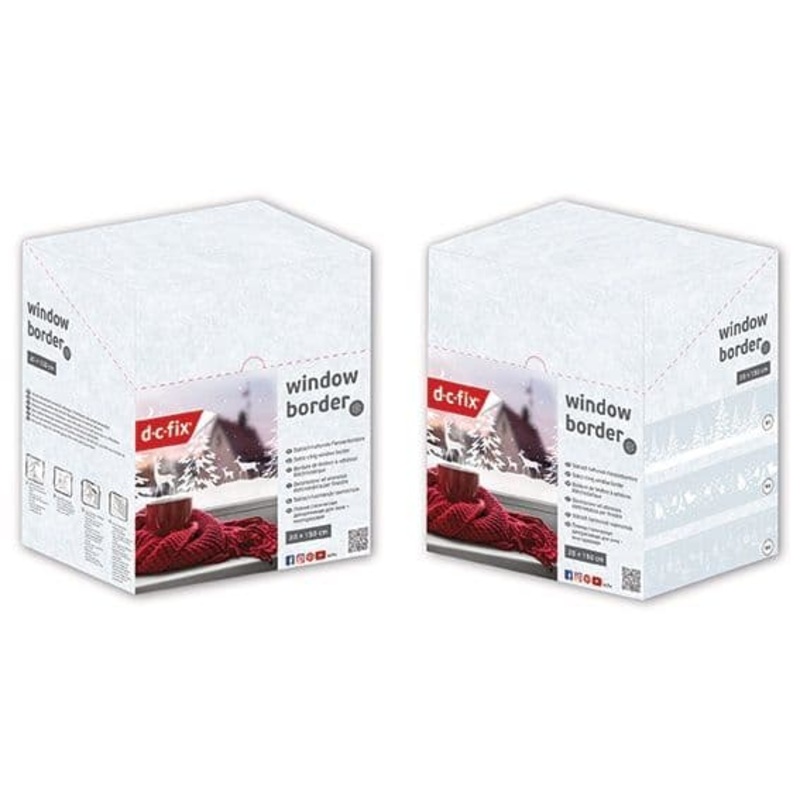 d-c-fix Winter Border Display Box 12 Rolls – 20cm x 1.5m