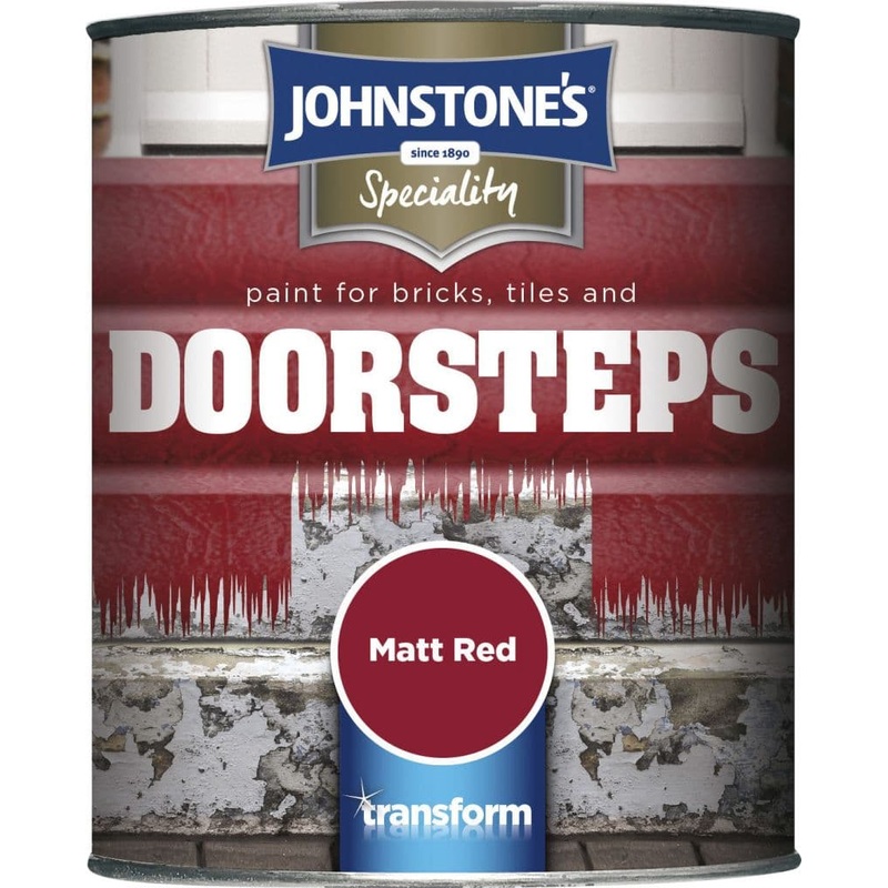 Johnstone’s Brick,Tile & Step Paint 750ml – Matt Red