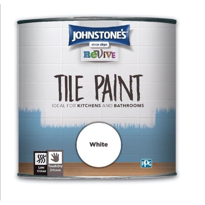 Johnstone’s Tile Paint 750ml – White