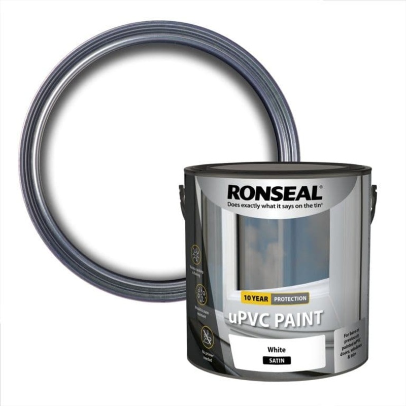 Ronseal UPVC Paint 2.5L – White Satin