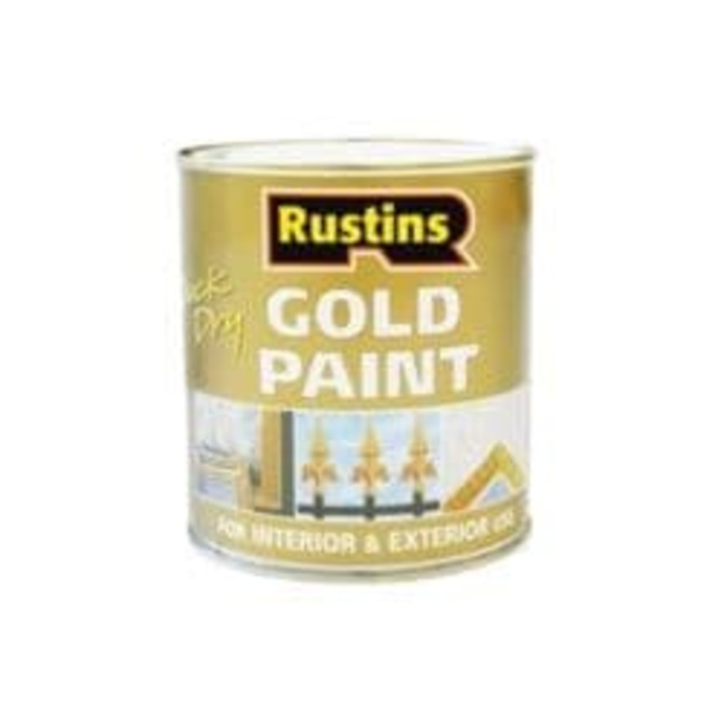 Rustins Quick Dry Paint Gold – 500ml