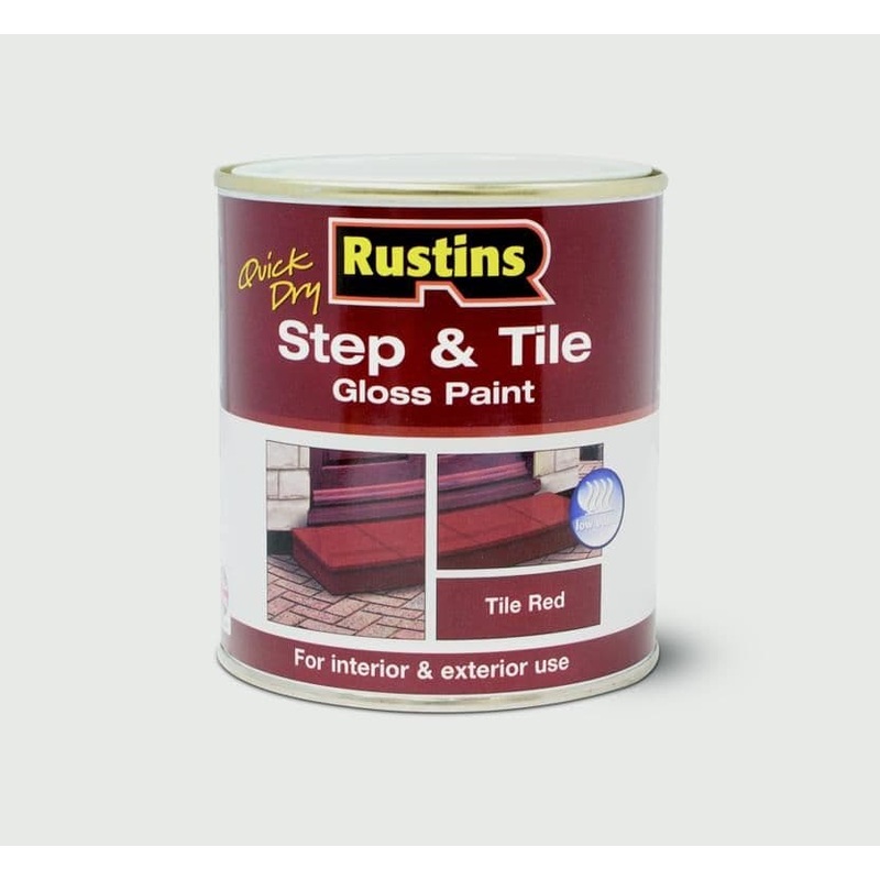 Rustins Quick Drying Step Tile Red – 250ml