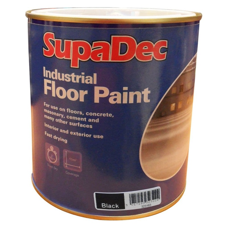 SupaDec Industrial Floor Paint 1L – Black