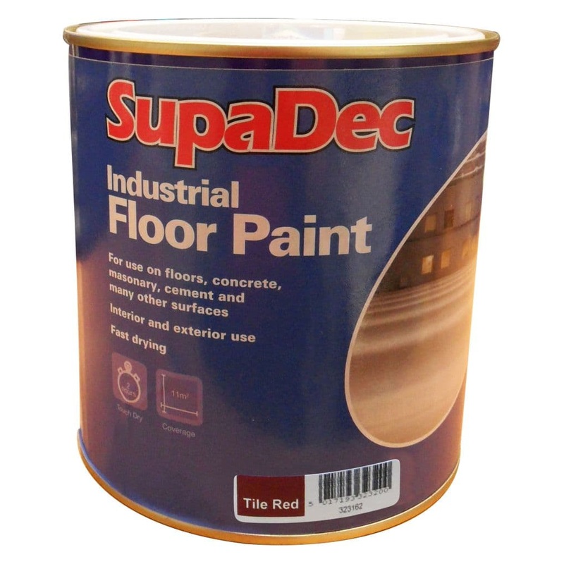 SupaDec Industrial Floor Paint 1L – Tile Red