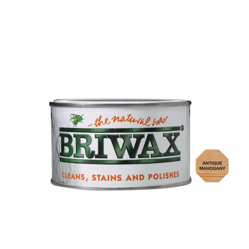 Briwax Natural Wax – 400g Antique Mahogany