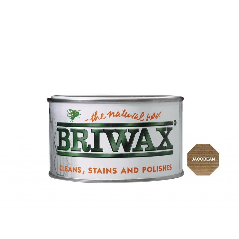 Briwax Natural Wax – 400g Jacobean