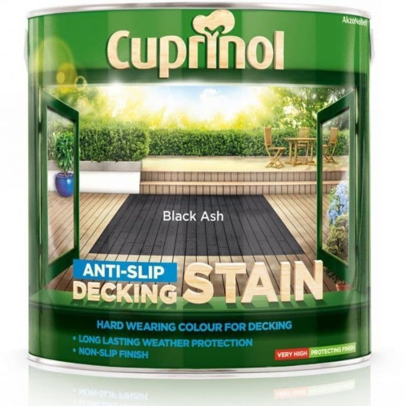 Cuprinol Anti-Slip Decking Stain 2.5L – Black Ash
