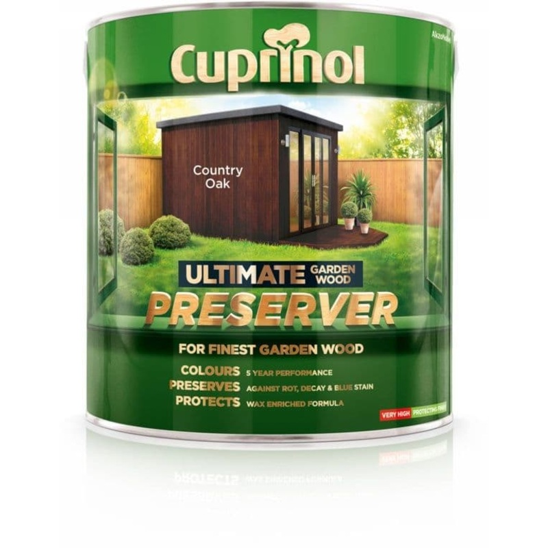 Cuprinol Ultimate Garden Wood Preserver 4L – Country Oak
