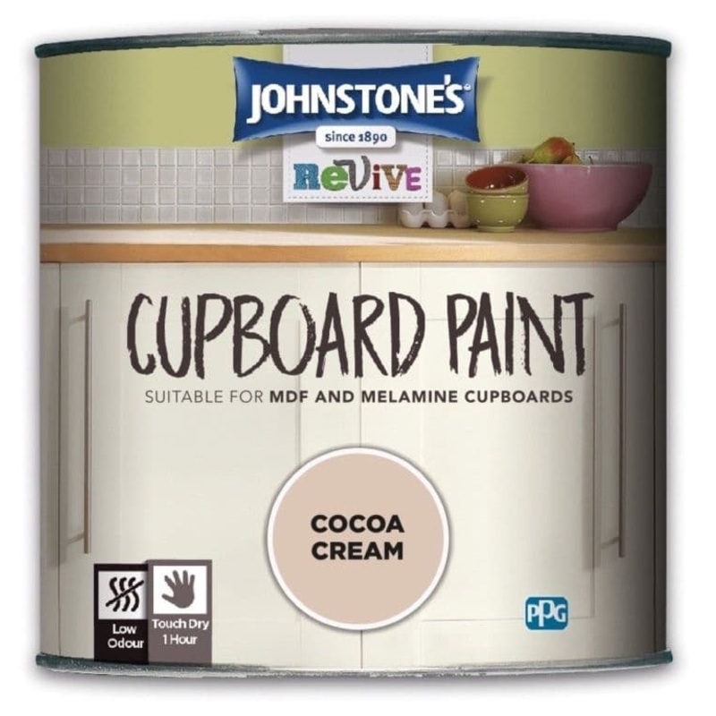 Johnstone’s Cupboard Paint 750ml – Cocoa Cream
