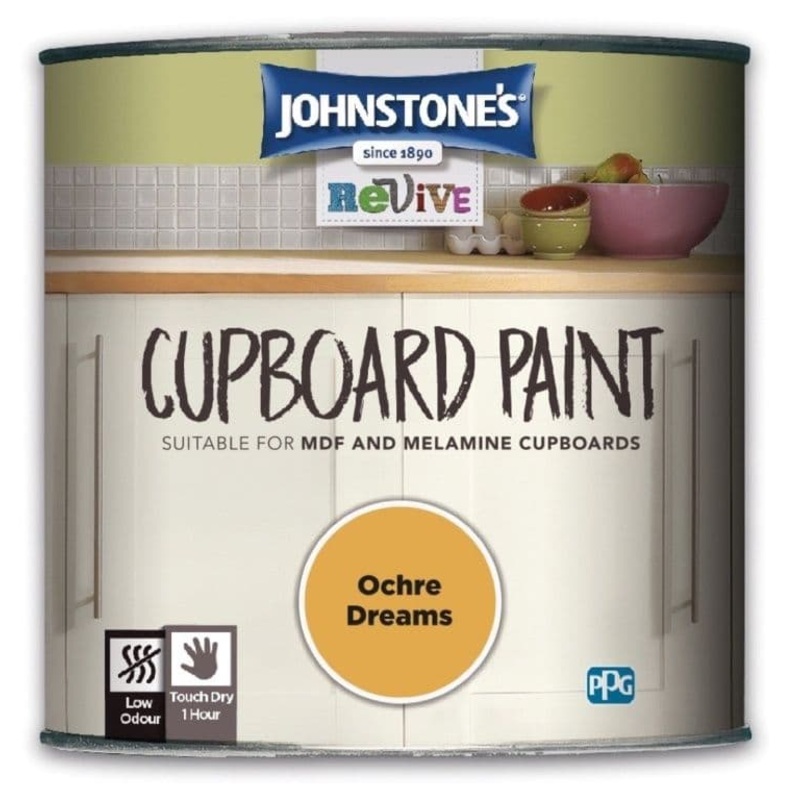 Johnstone’s Cupboard Paint 750ml – Ochre Dreams