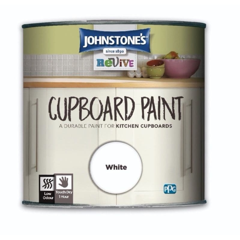 Johnstone’s Cupboard Paint 750ml – White