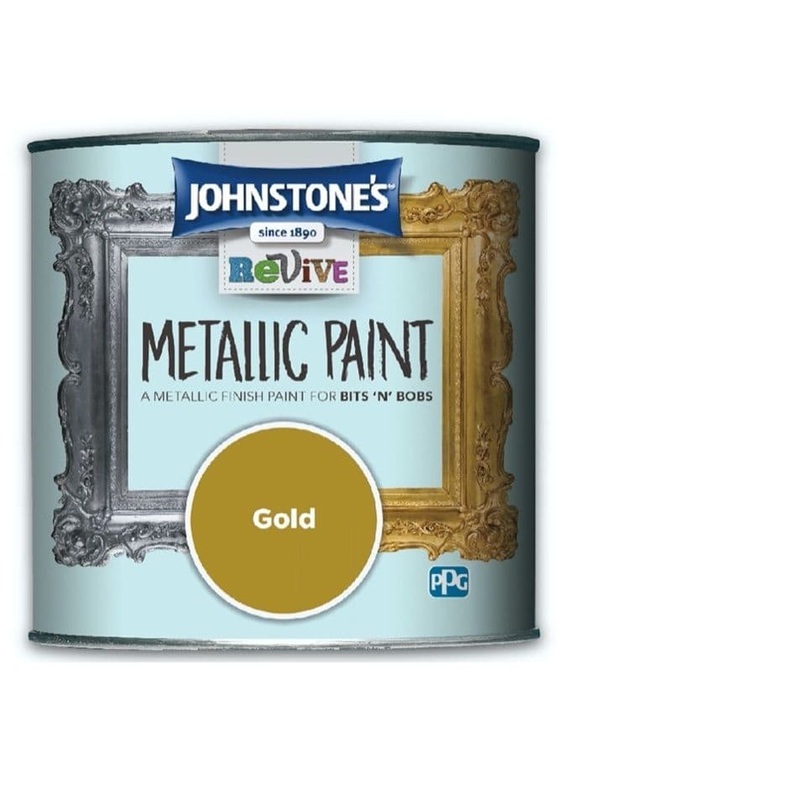 Johnstone’s Metallic Paint 375ml – Gold