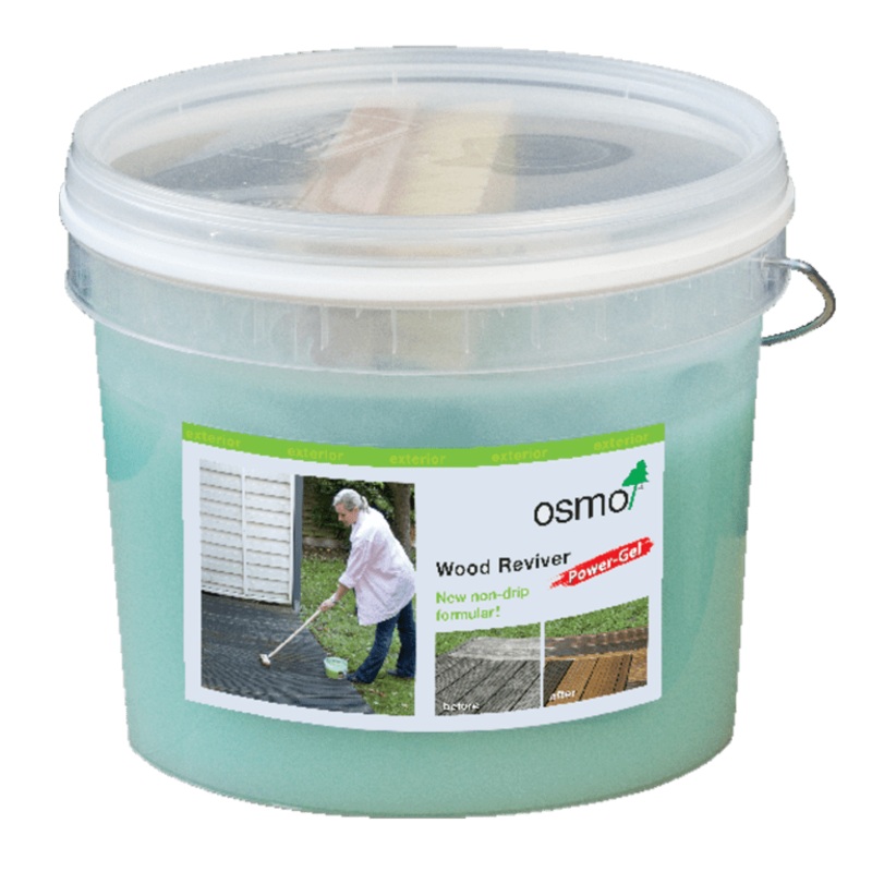 Osmo Wood Reviver Power Gel With Decking Brush – 2.5L