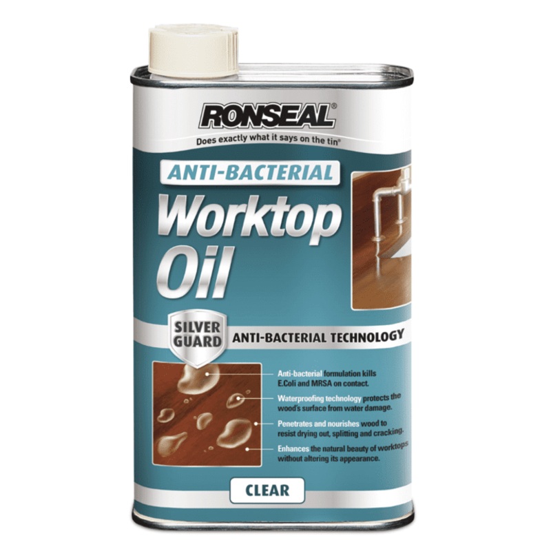 Ronseal Anti-Bacterial Worktop Oil – 1ltr