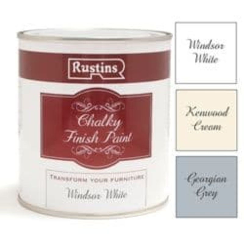 Rustins Chalky Finish 250ml – Georgian Grey