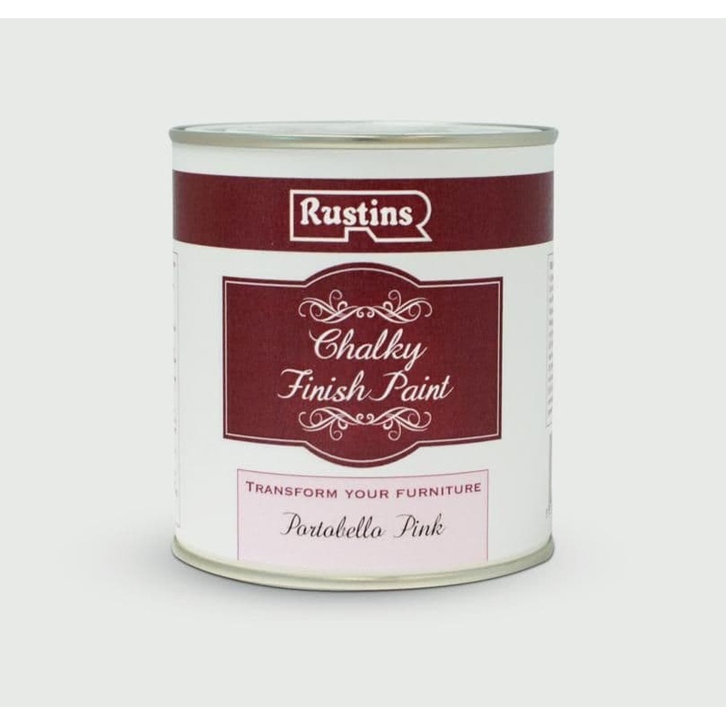 Rustins Chalky Finish 500ml – Portobello Pink