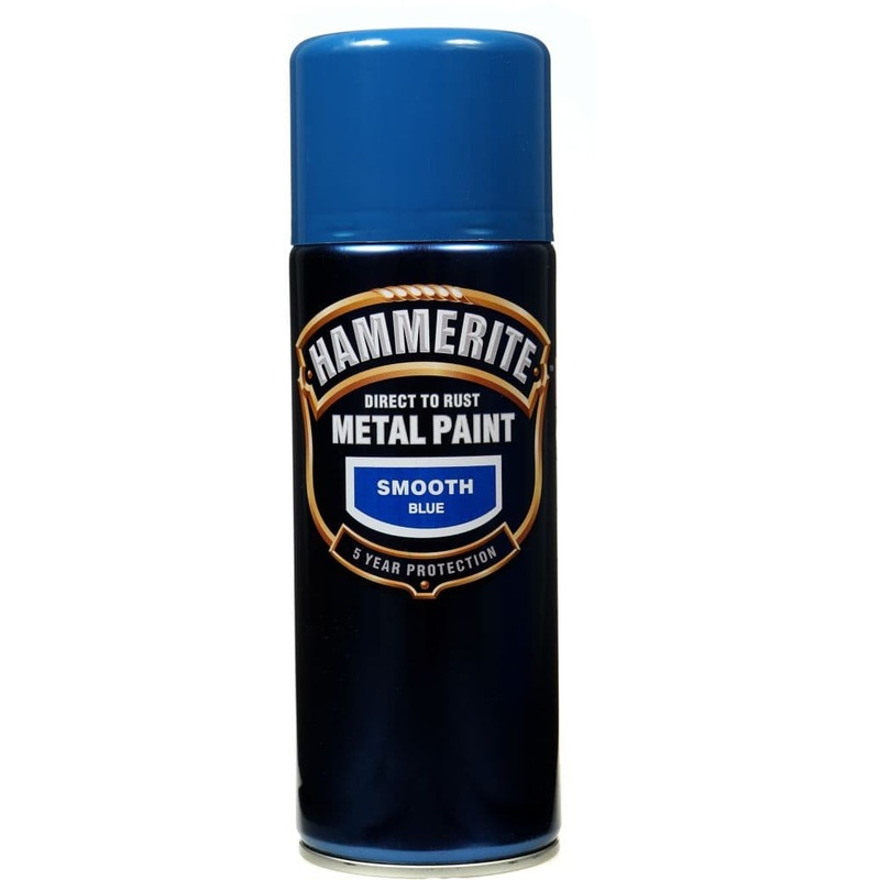Hammerite Metal Paint 400ml Aerosol – Smooth Blue