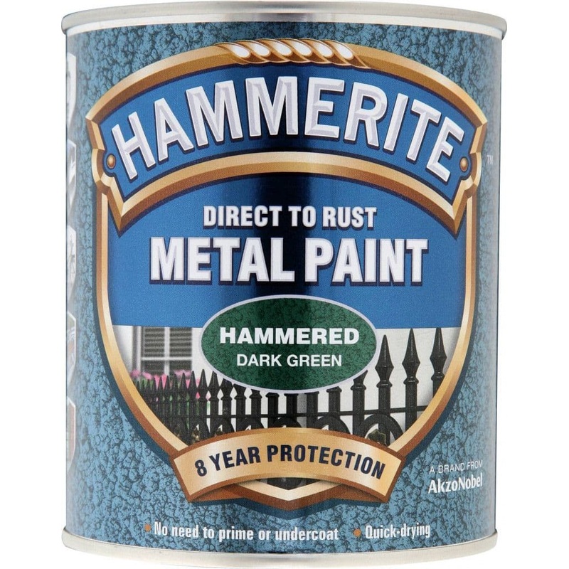 Hammerite Metal Paint Hammered 750ml – Dark Green