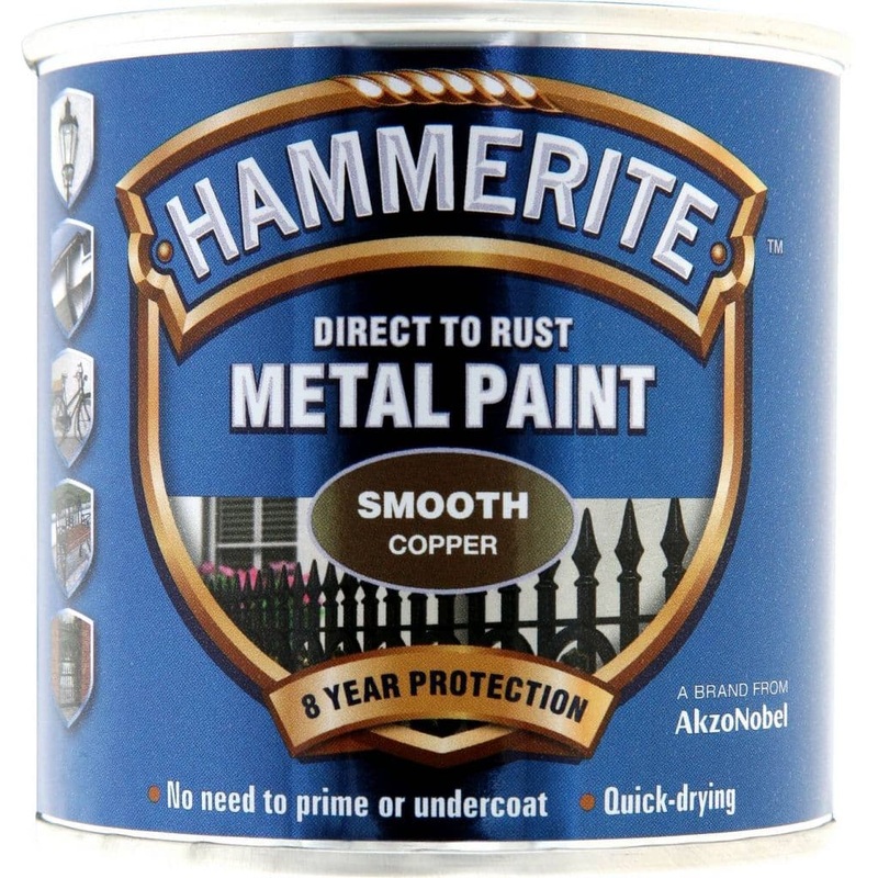 Hammerite Metal Paint Smooth 250ml – Copper
