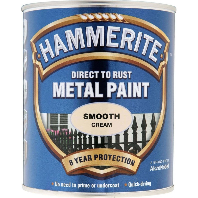 Hammerite Metal Paint Smooth 750ml – Cream