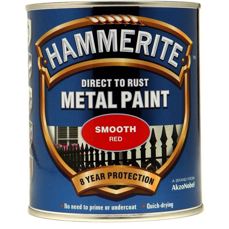 Hammerite Metal Paint Smooth 750ml – Red